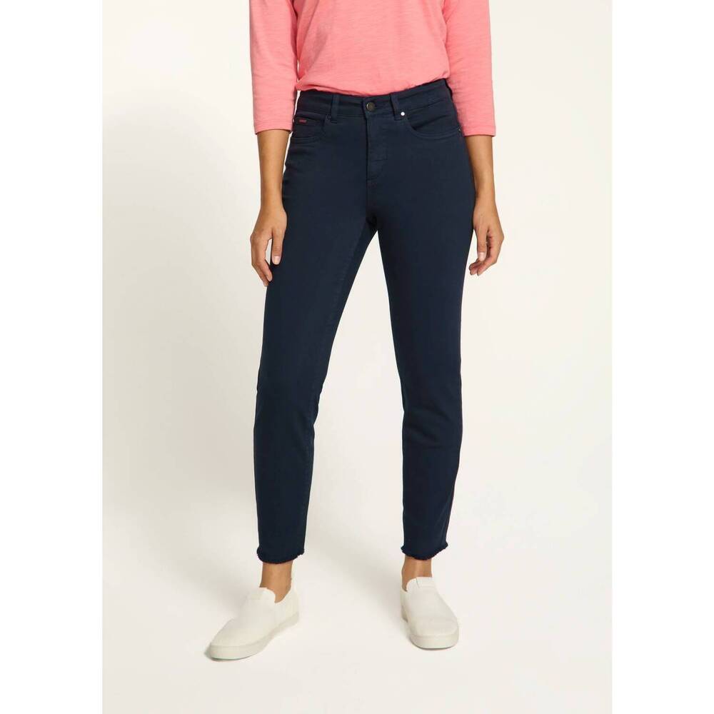 NEW FDJ olivia slim ankle denim jeans in navy